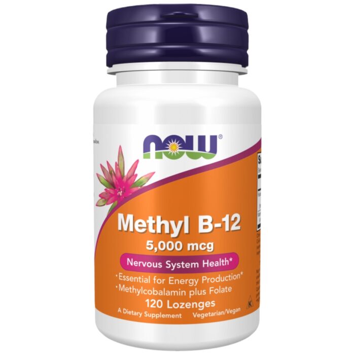 Methyl B-12 5000 mcg | with Folic Acid Quatrefolic® - Image 1