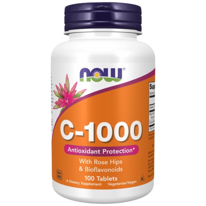Vitamin C-1000 / with Rose Hips + Bioflavonoids - Image 1