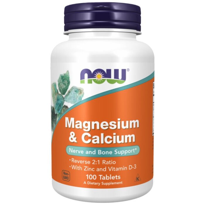 Magnesium & Calcium | with Vitamin D3 & L-OptiZinc - Image 1