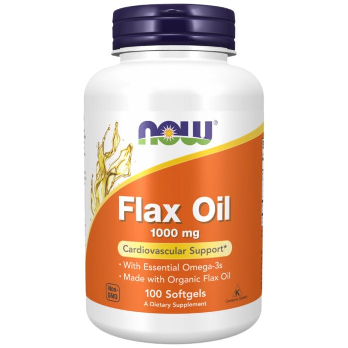 Flax Oil Organic 1000 mg - Image 1