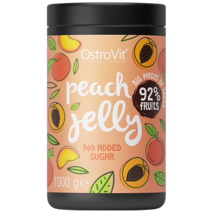 Peach Jelly | 92% Real Fruits ~ No Added Sugar - Image 1
