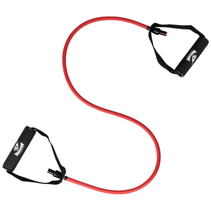 Фитнес Ластик за Тренировка с Ръкохватки - 25 kg (Червен)/ Fitness Band with Grips - 25 kg - Image 1