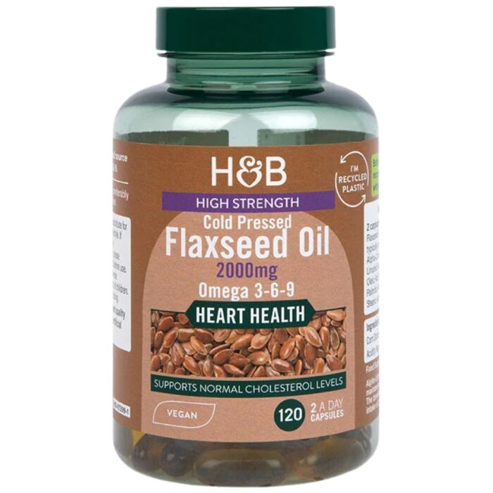 High Strength Cold Pressed | Flaxseed Oil 2000 mg - Image 1