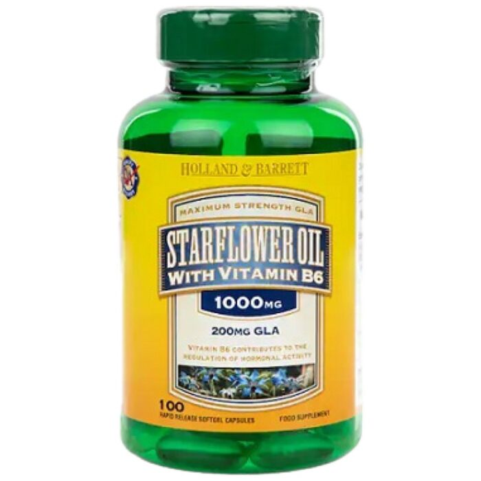 Starflower Oil 1000mg | With Vitamin B6 - Image 1