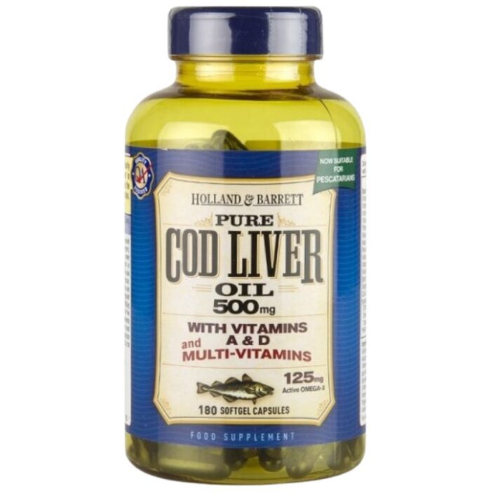 Cod Liver Oil 500 mg | With Multi Vitamins - Image 1