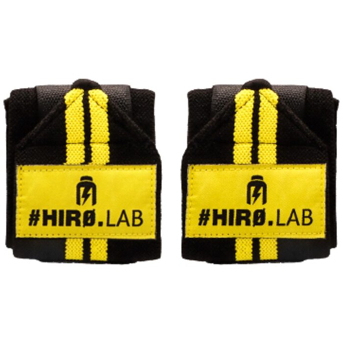 Hero Wrist Wraps | Black & Yellow - Image 1