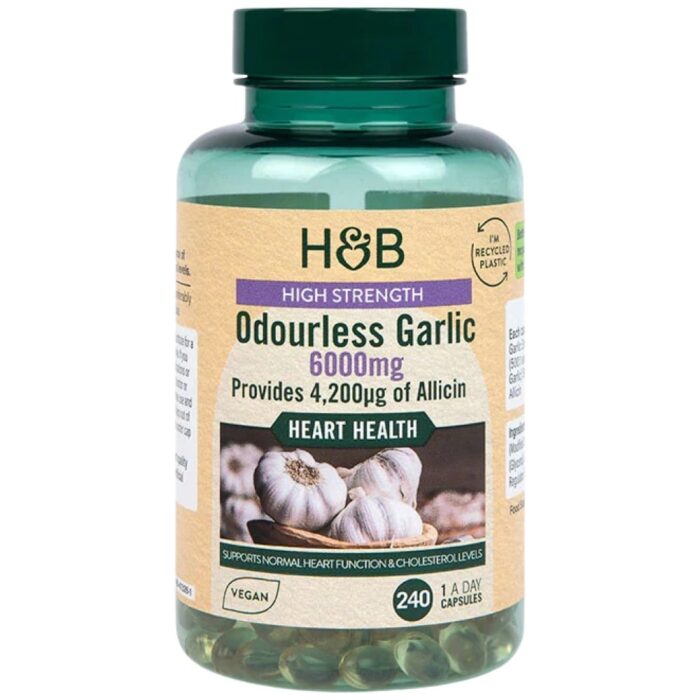 High Strength Odourless Garlic 6000 mg - Image 1