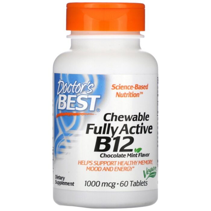 BEST Chewable FullyActive B12 / Methylcobalamin 1000 mcg - Image 1