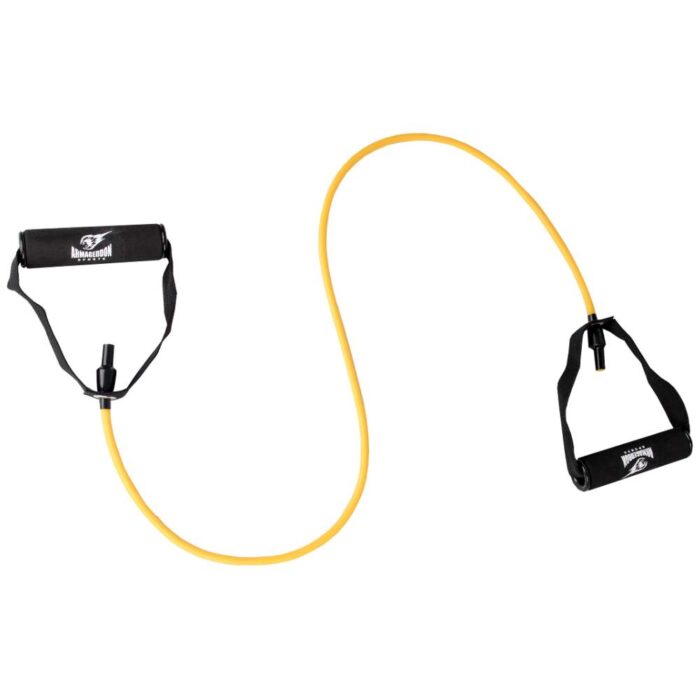 Фитнес Ластик за Тренировка с Ръкохватки - 5 kg ( Жълт) / Fitness Band with Grips - 5kg - Image 1