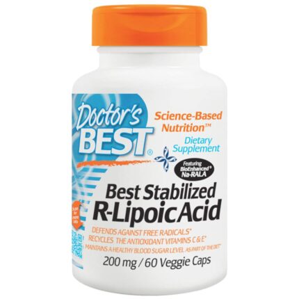 BEST R-Lipoic Acid / Stabilized NA-R-ALA 200 mg