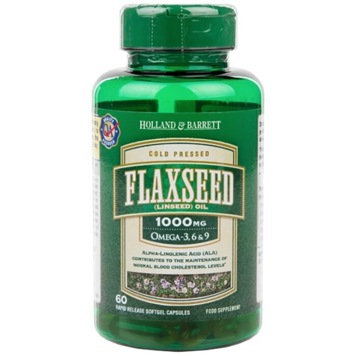 Flaxseed Linseed Oil 1000 mg / Omega 3-6-9 - Image 1
