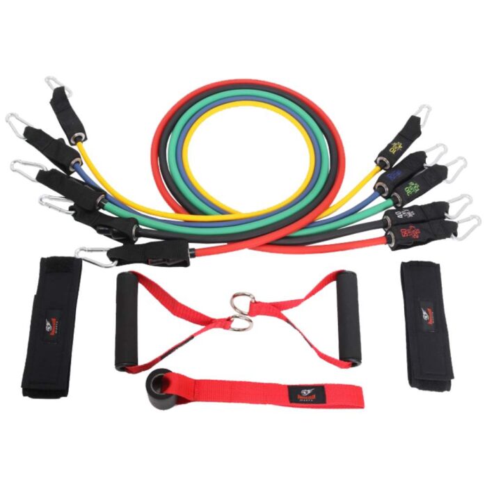 Комплект фитнес ластици за трениране от 11 части / Resistance Band Set - Image 1