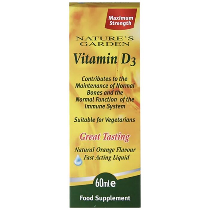 Fast Acting Liquid Vitamin D3 / 100 IU per Drop - Image 1