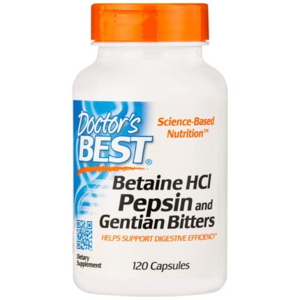 BEST Betaine HCL 650 mg / with Pepsin & Gentian Bitters