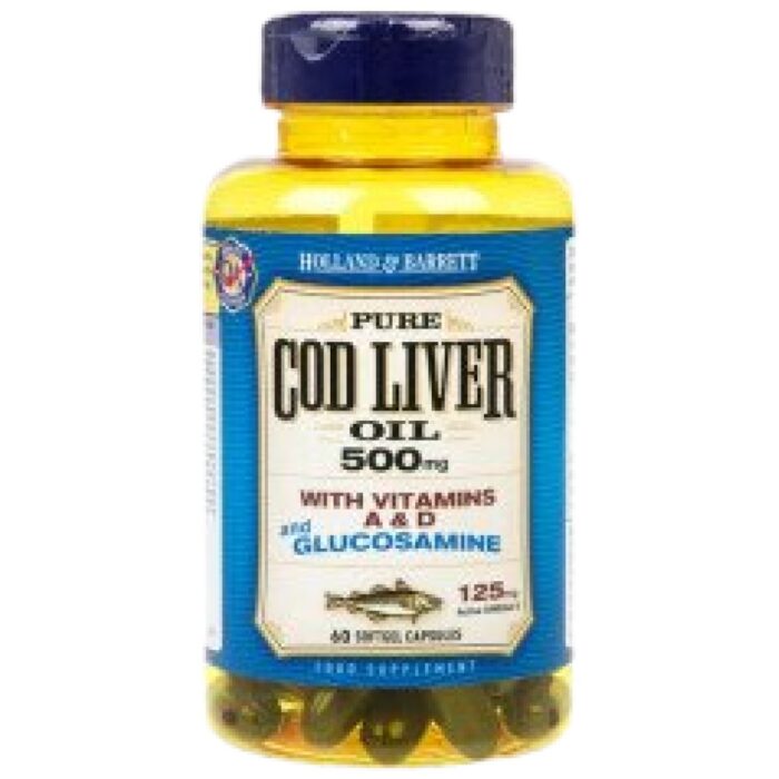 Cod Liver Oil 500 mg | With Glucosamine - Image 1
