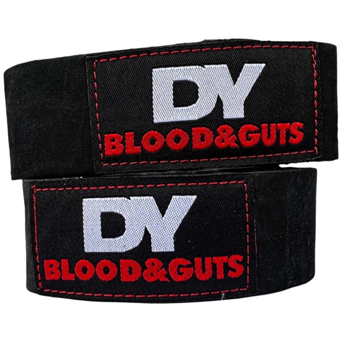 DY Blood & Guts Lifting Straps | Leather - Image 1