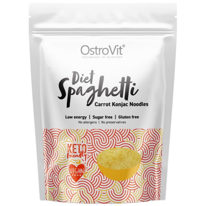 Diet Spaghetti + Carrot / Keto-Friendly Low-Calorie Konjac Noodles - Image 1