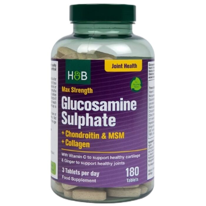 Max Strength Glucosamine Sulphate | Plus Chondroitin, MSM and Collagen - Image 1