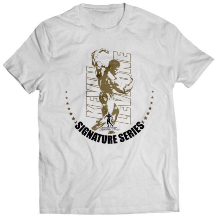 Kevin Levrone T-Shirt | White-Gold - Image 1