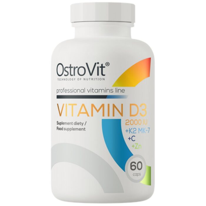 Vitamin D3 2000 + K2 MK-7 / + Vitamin C + Zinc - Image 1