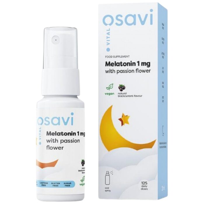 Melatonin 1 mg Oral Spray | with Passiflora - Image 1