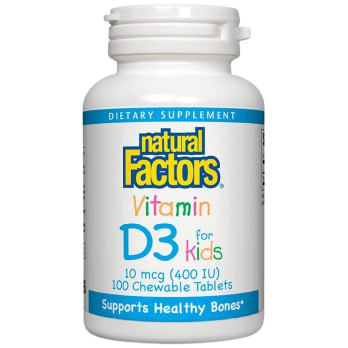 Vitamin D3 for Kids 400 IU - Image 1