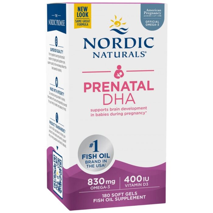 Prenatal DHA 830 mg | With 400 IU D3 - Image 1