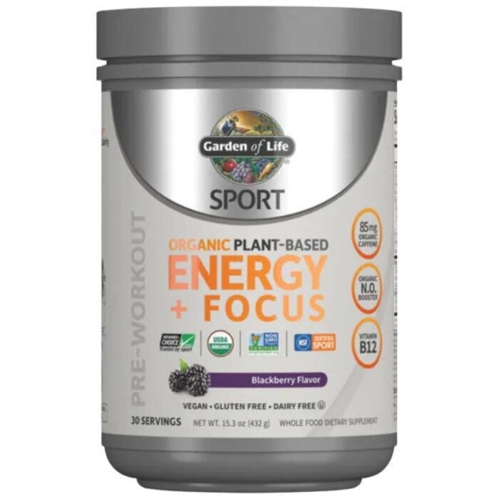 Organic Plant-Based Energy + Focus Pre-Workout - Image 1