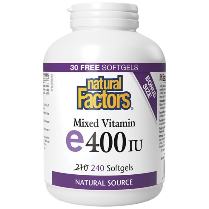 Vitamin E 400 IU · Natural Source 268 mg - Image 1