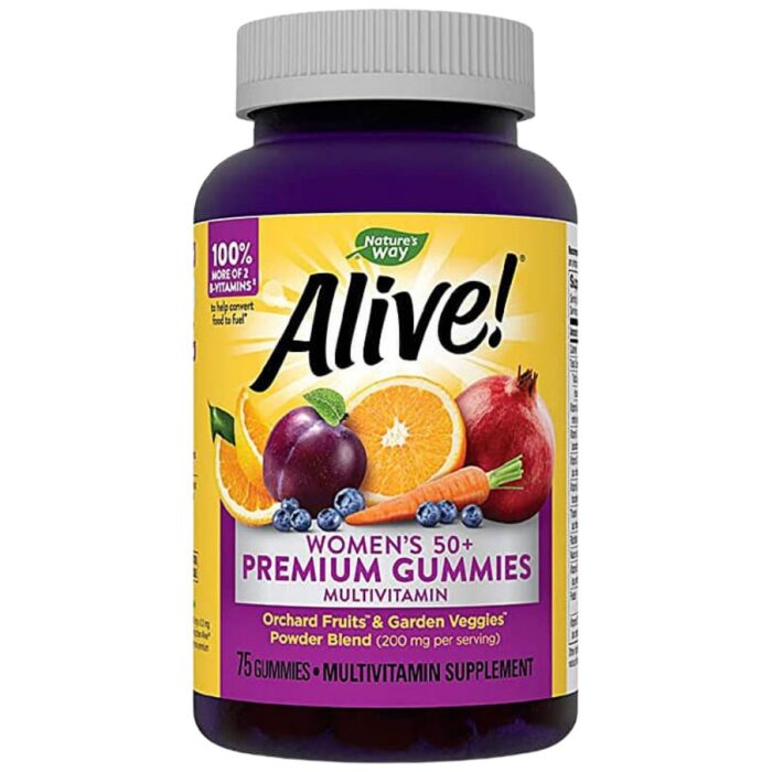 Alive! Women`s 50+ Gummy Vitamins - Image 1