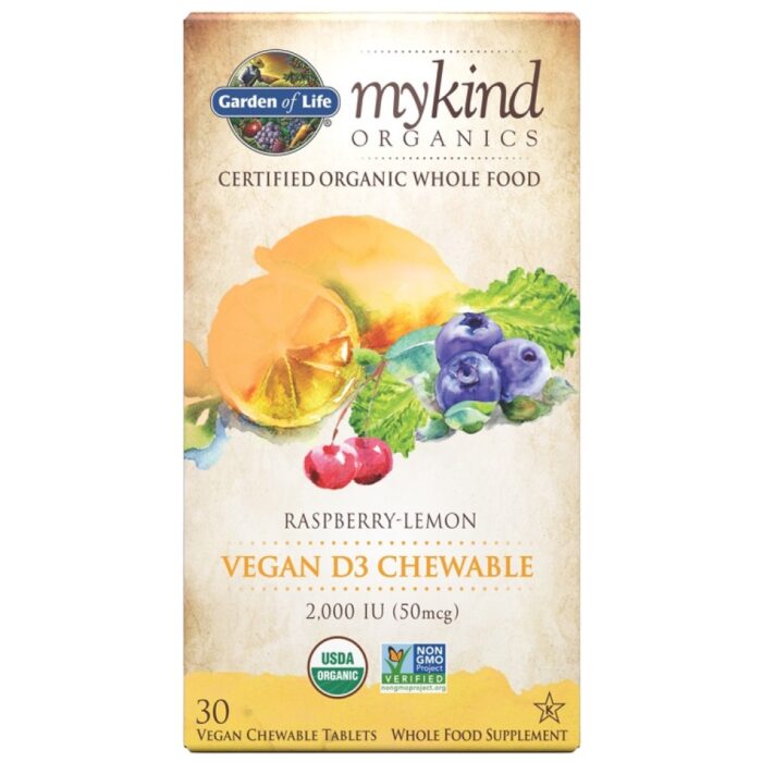 Mykind Organics | Vegan D3 Chewable 2000 IU - Image 1