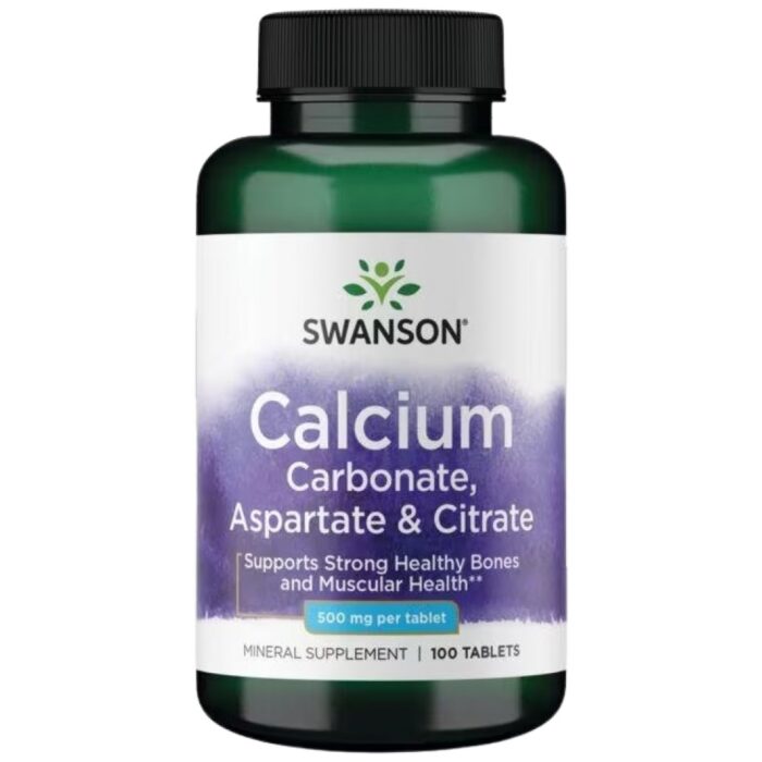 Calcium Complex 500 mg | Carbonate, Aspartate & Citrate - Image 1