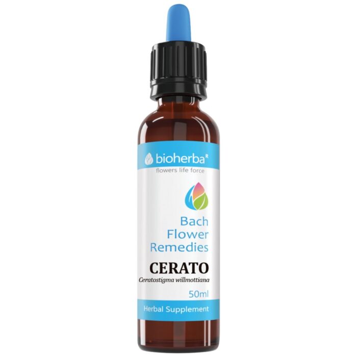 Drops Bach Flower Remedies Cerato | Ceratostigma Willmottiana - Image 1