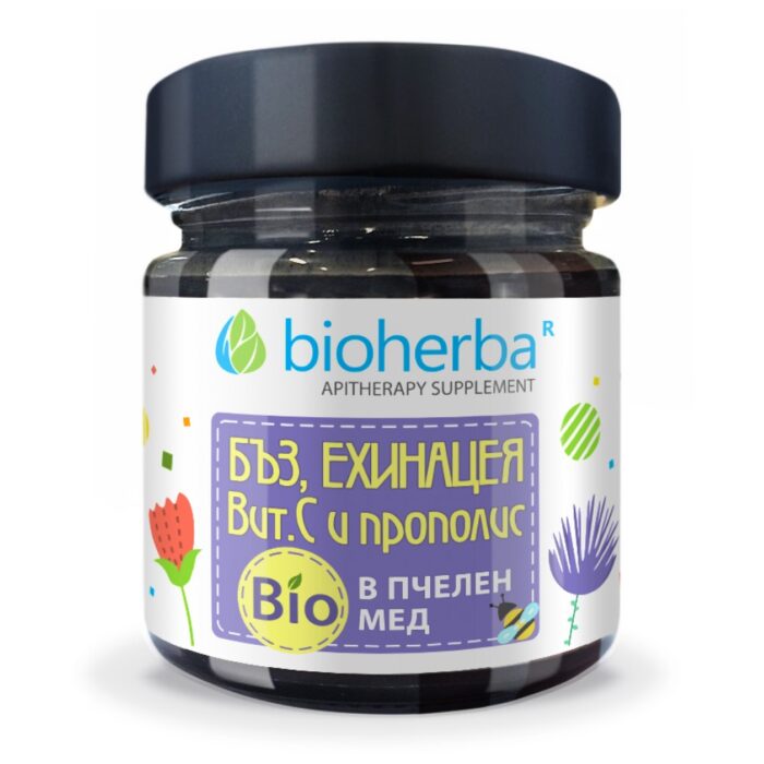 Bio Honey with Ehinacea,Vitamin C,Elder and Propolis - Image 1