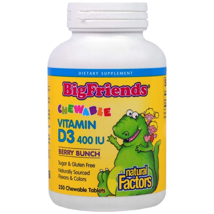 BigFriends Vitamin D3 for Kids 400 IU - Image 1