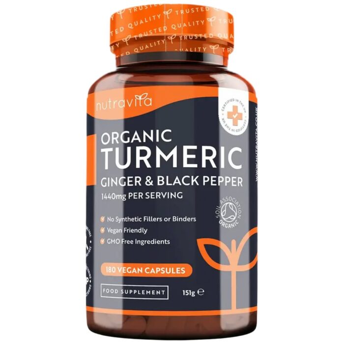 Organic Turmeric 1340mg | with Black Pepper & Ginger - Image 1