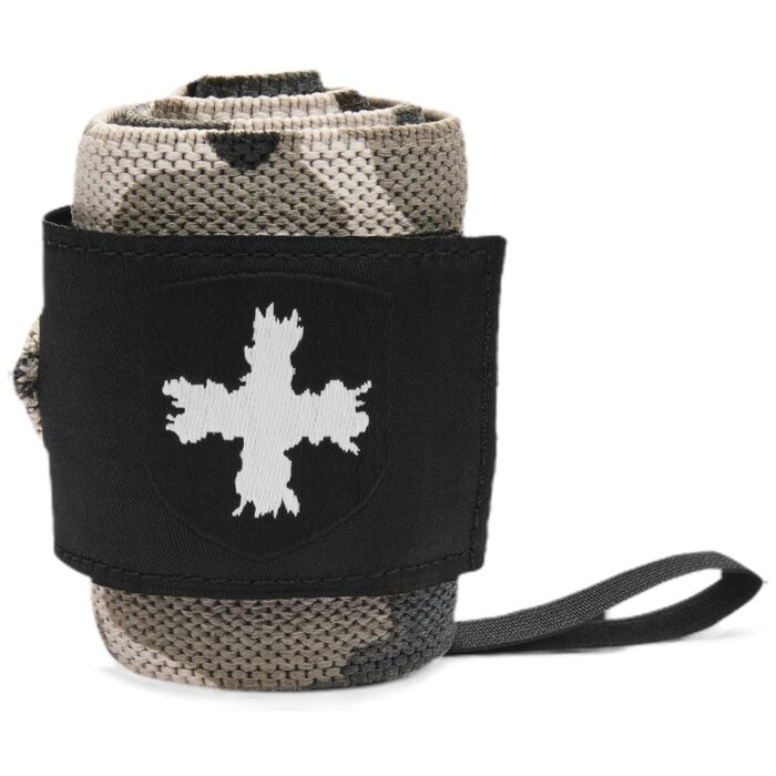 Накитници с палец / Wristwraps / Red Line - Grey Camo - Image 1