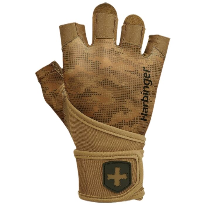 Мъжки Ръкавици Pro Wrist Wraps 2.0 / с накитници - Tan Camo - Image 1