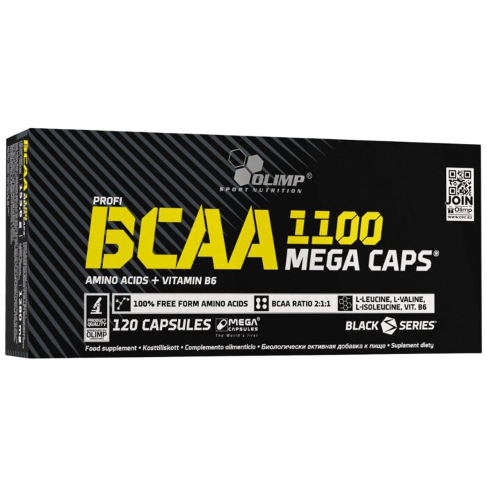 BCAA Mega Caps 1100 - Image 1
