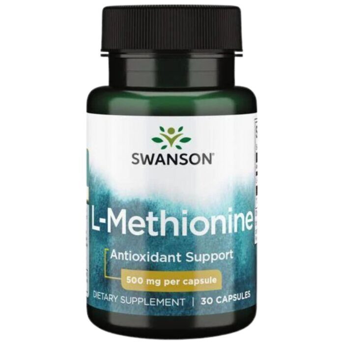 100% Pure L-Methionine 500 mg - Image 1
