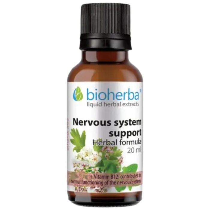 Nervous System Support | Tincture Mint, Hawthorn, Valerian - Image 1