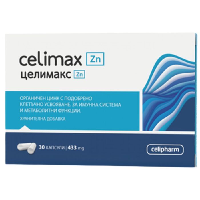 Celimax Zn | Zinc Bisglycinate 15 mg - Image 1