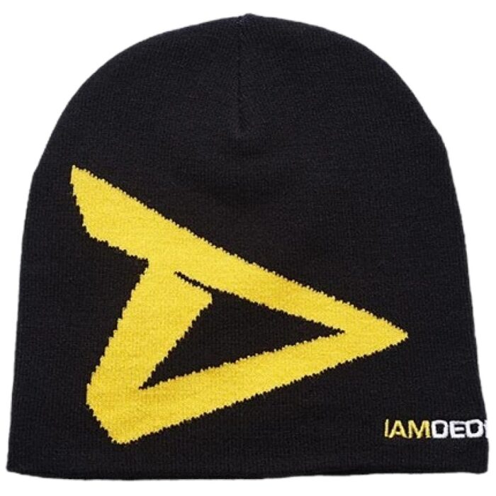 Dedicated Beanie - Black and Yellow - Image 1