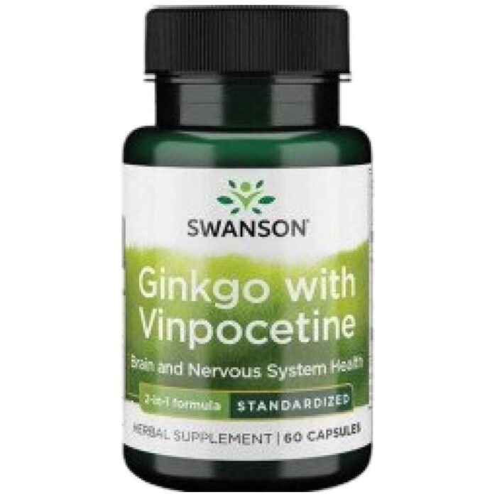 Ginkgo with Vinpocetine (Standardized) 40 mg - Image 1