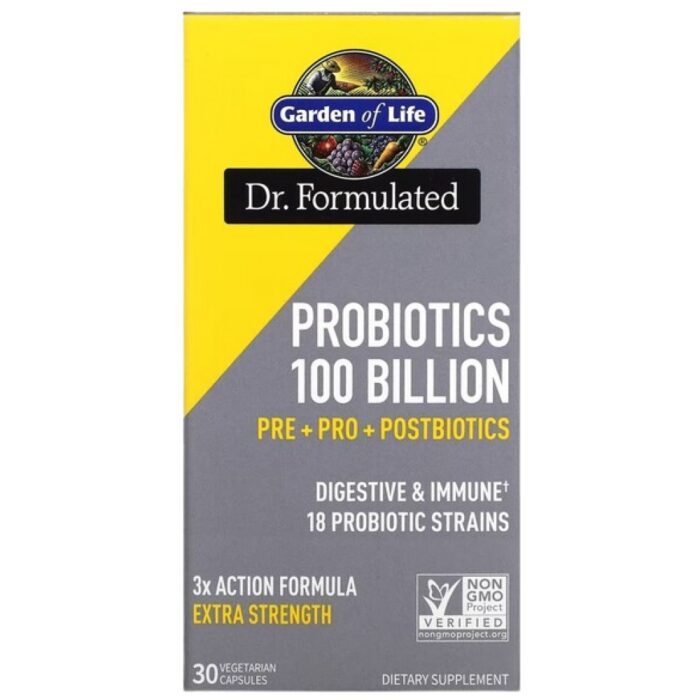 Dr. Formulated Probiotics | with 100 Billion Active Cells - Image 1