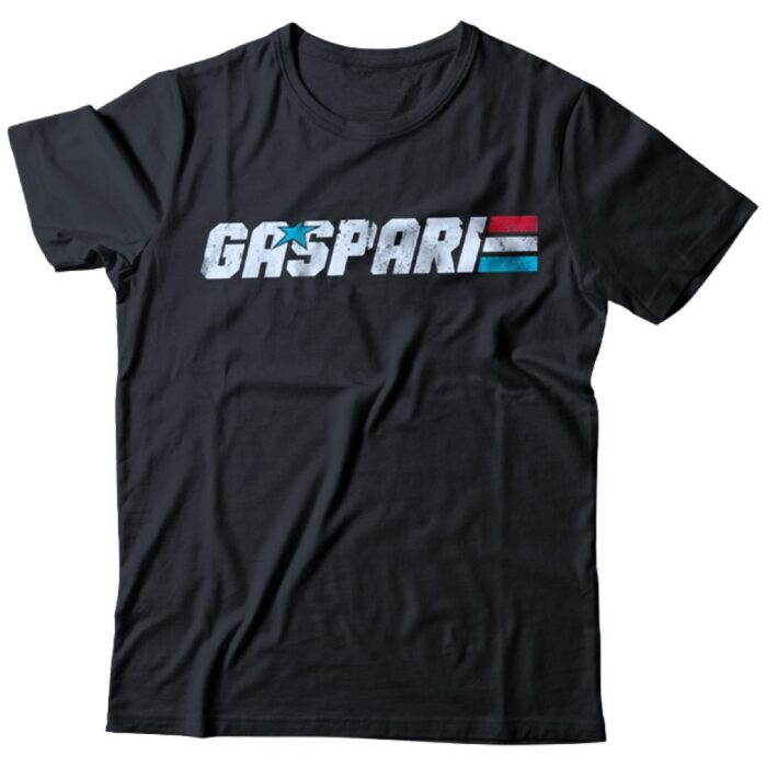 T-Shirt / Gaspari White Logo - Black - Image 1