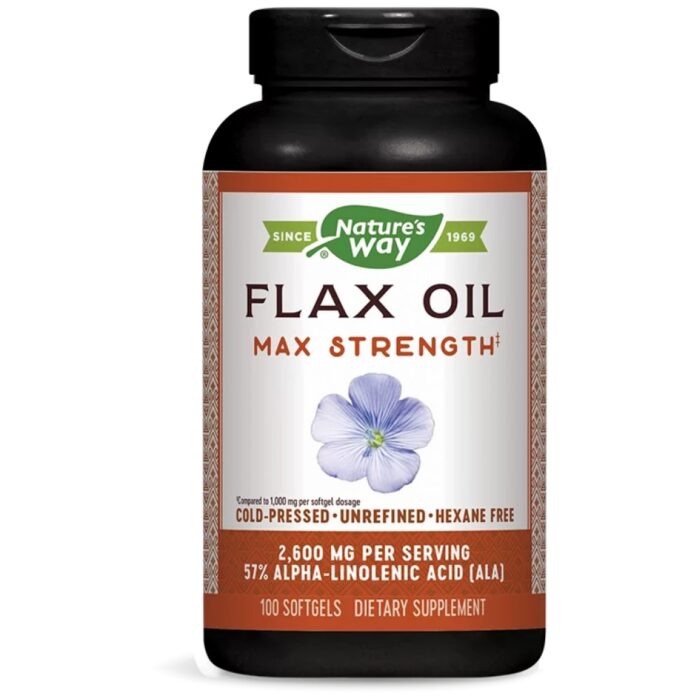 Flax Oil 1300 mg 57% ALA - Image 1
