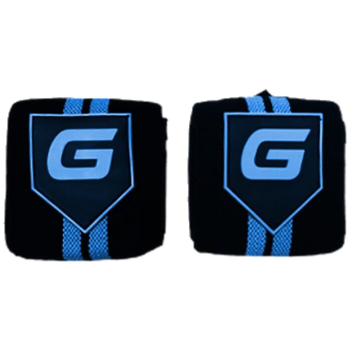 Gaspari Wrist Wraps | Тренировъчни накитници - Черно и синьо - Image 1