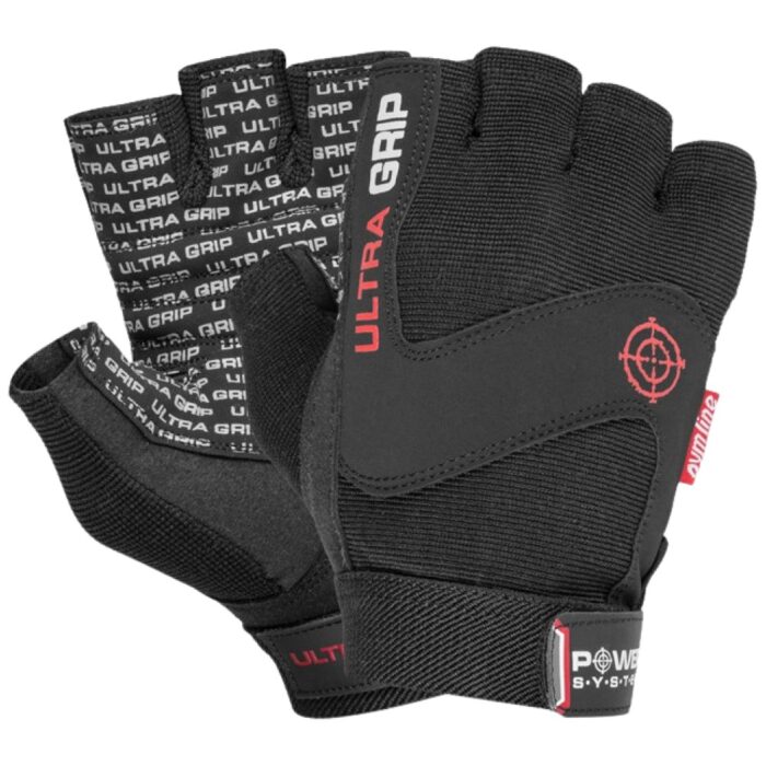Weightlifting Gloves Ultra Grip - Black - Image 1