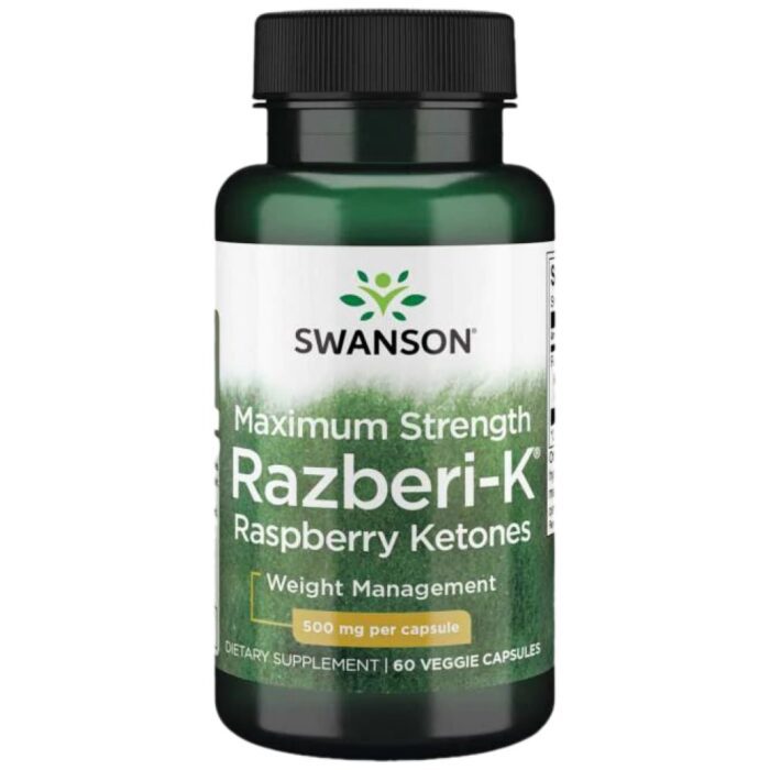 Razberi-K 500 mg / Maximum Strength Raspberry Ketones - Image 1